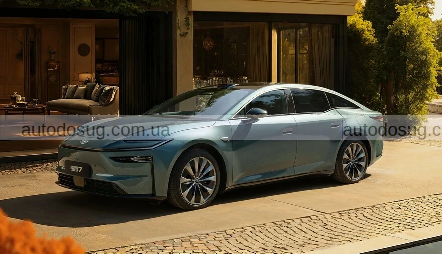 Новий електричний седан Toyota bZ7 розміру Tesla Model S та BYD Han L має продаватися глобально