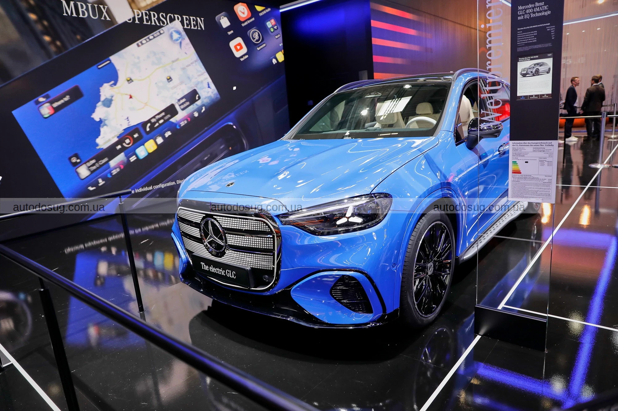 Новий повністю електричний Mercedes GLC має решітку радіатора, достатньо велику, щоб «проковтнути» BMW