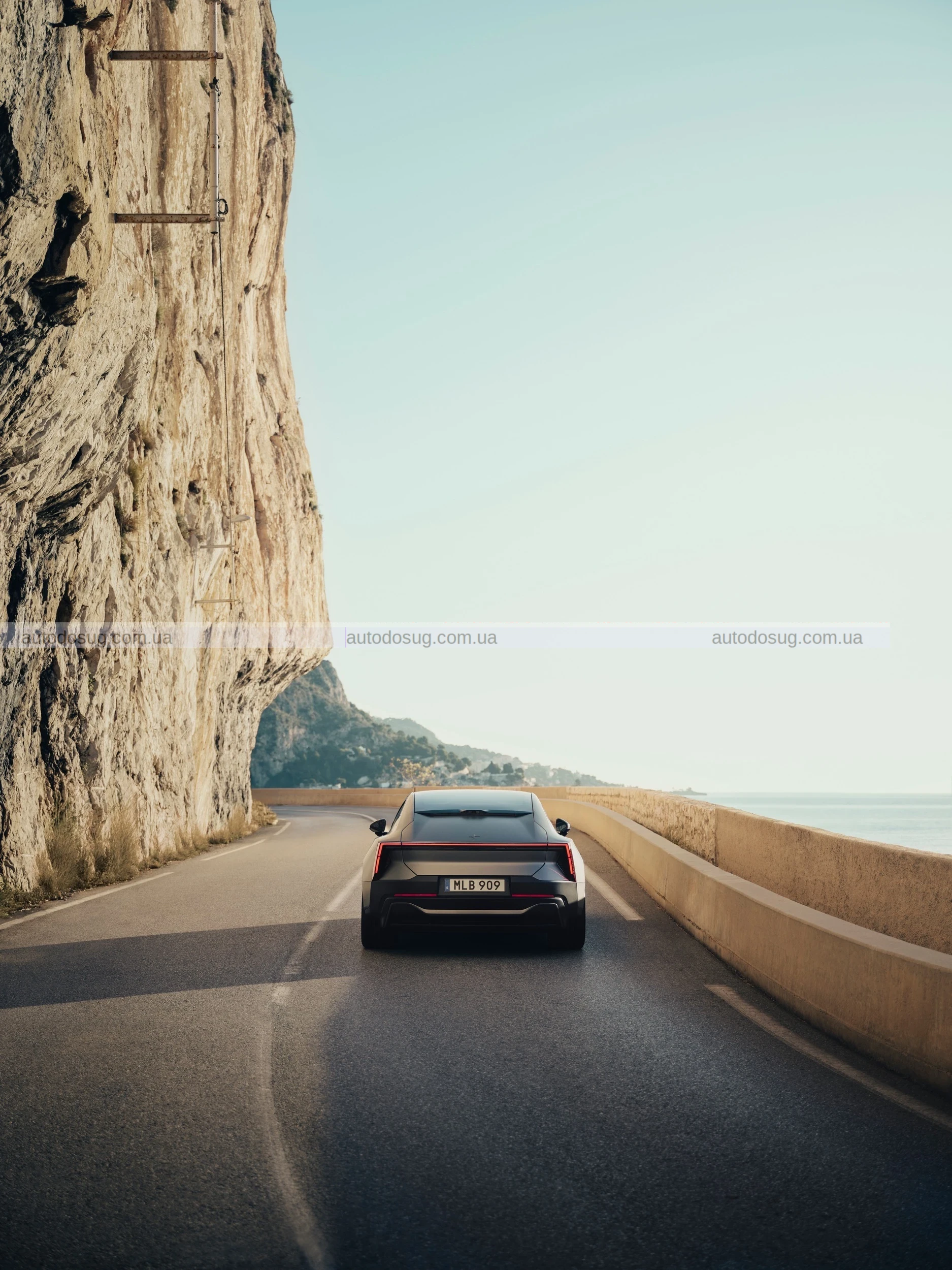 Приголомшливе чотиридверне купе Polestar конкурує з Porsche Taycan