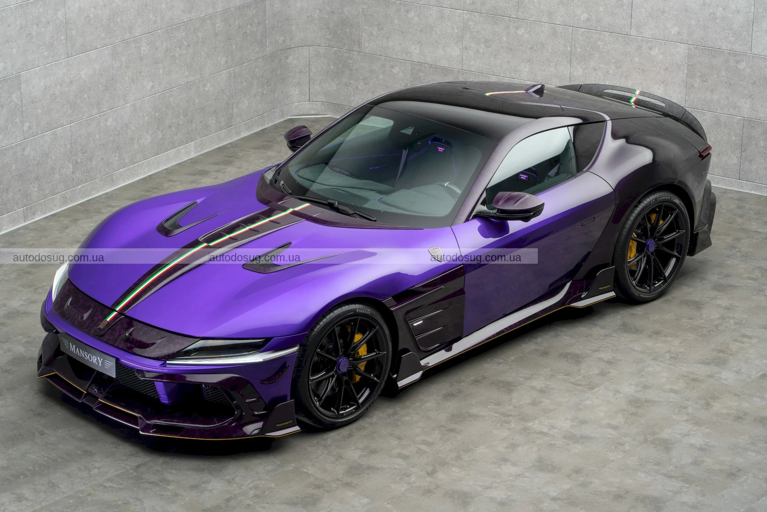 Що за фіолетово-гучний екстремал? Mansory перетворив Ferrari 12Cilindri на «Equestre»