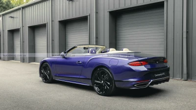 Фіолетовий шедевр Bentley Continental GTC Speed з кам’яною обробкою та 771 к.с. для справжніх цінителів розкоші