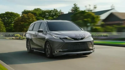 Гібридний мінівен Toyota стане вишуканішим та дорожчим у 2026 році