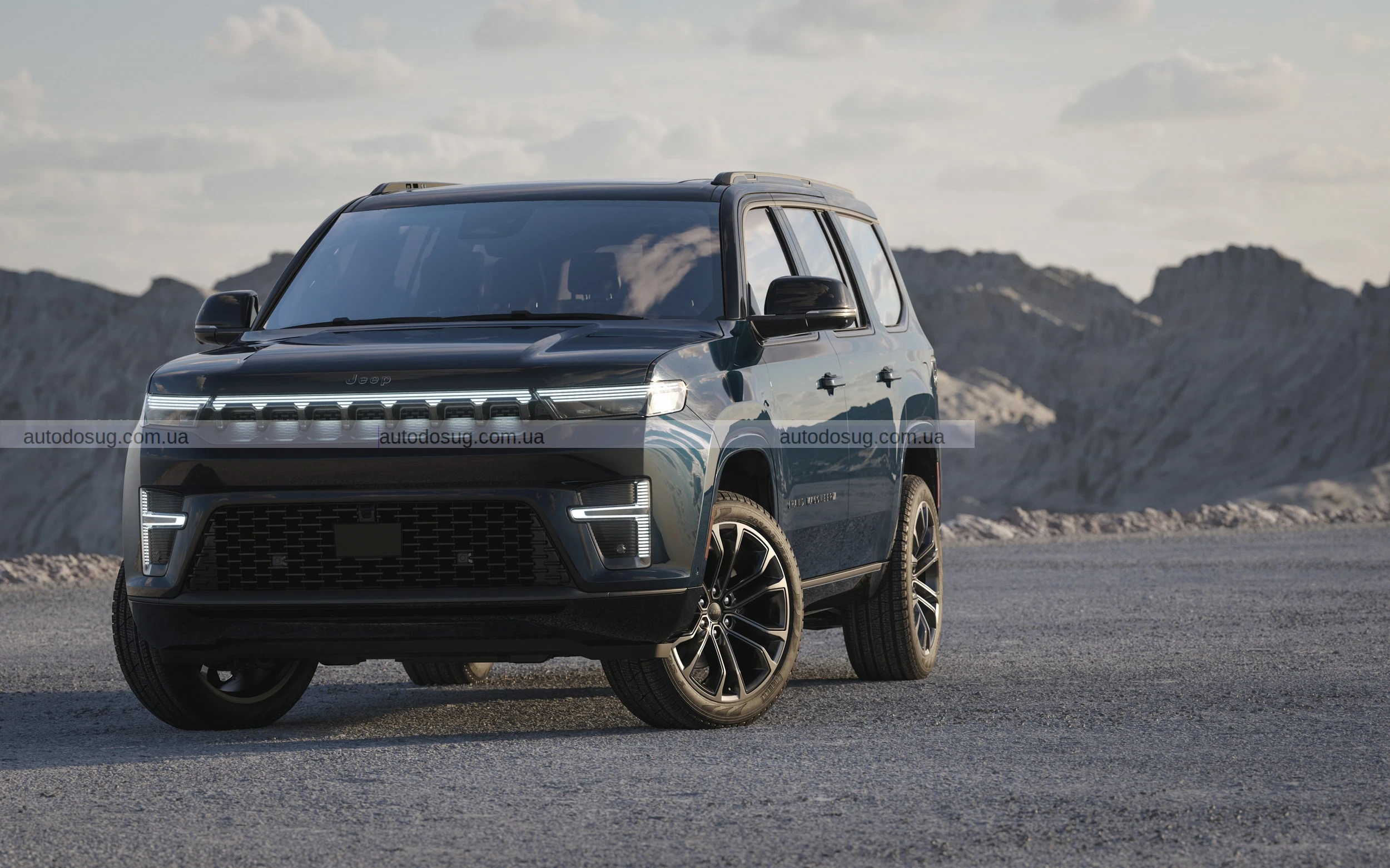 Jeep Grand Wagoneer 2026 демонструє новий дизайн, гібридну силову установку та 647 к.с.