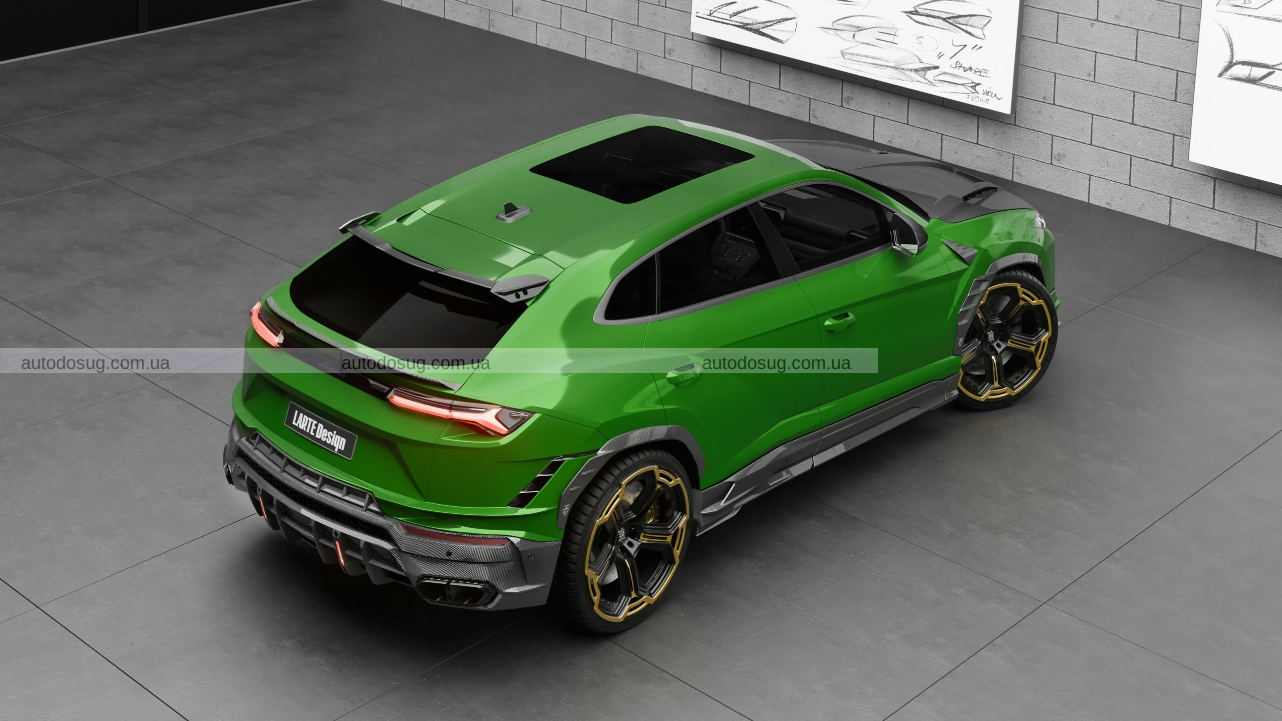 Larte Design Largenda пропонує карбоновий тюнінг для Lamborghini Urus