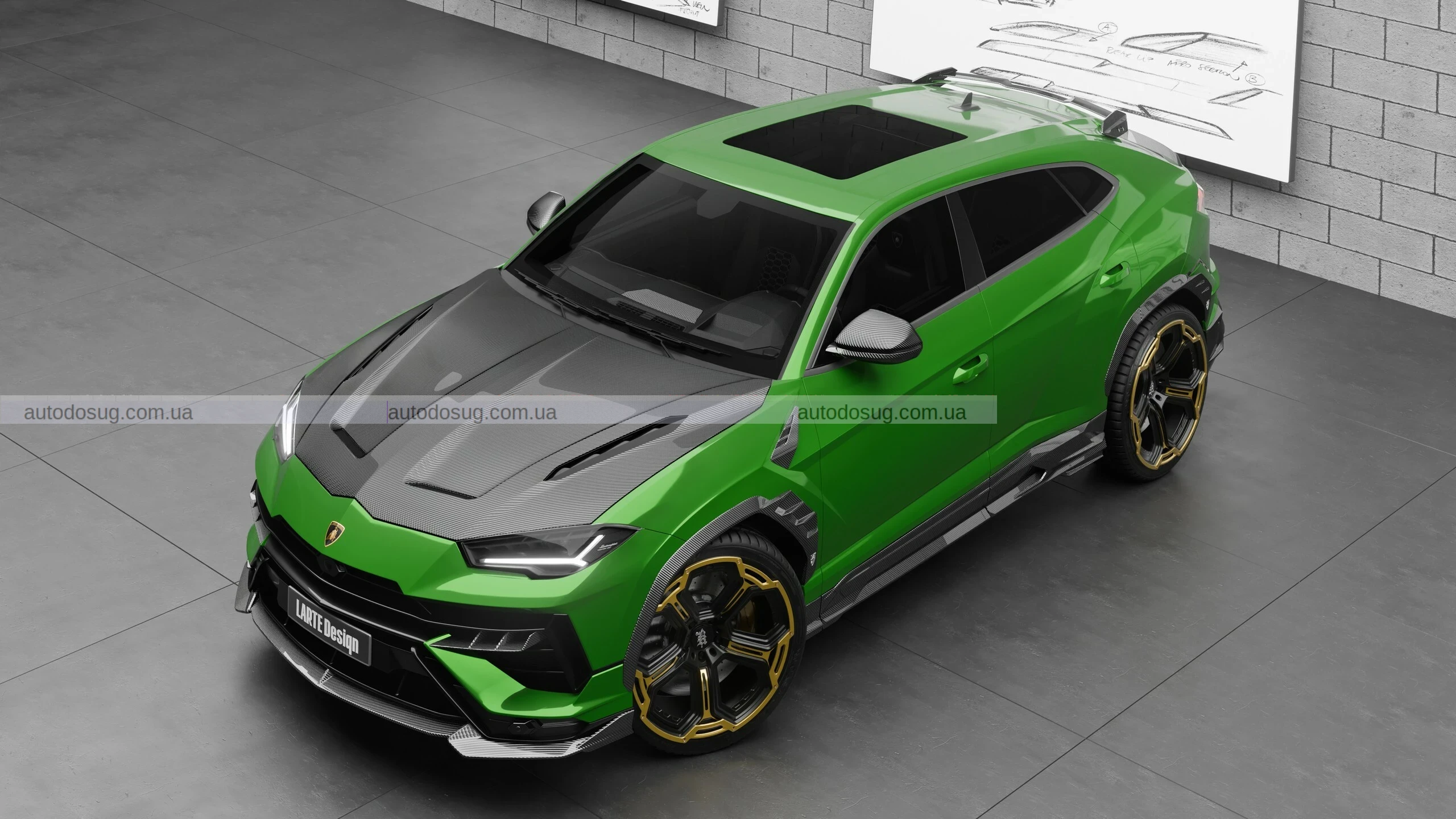 Larte Design Largenda пропонує карбоновий тюнінг для Lamborghini Urus