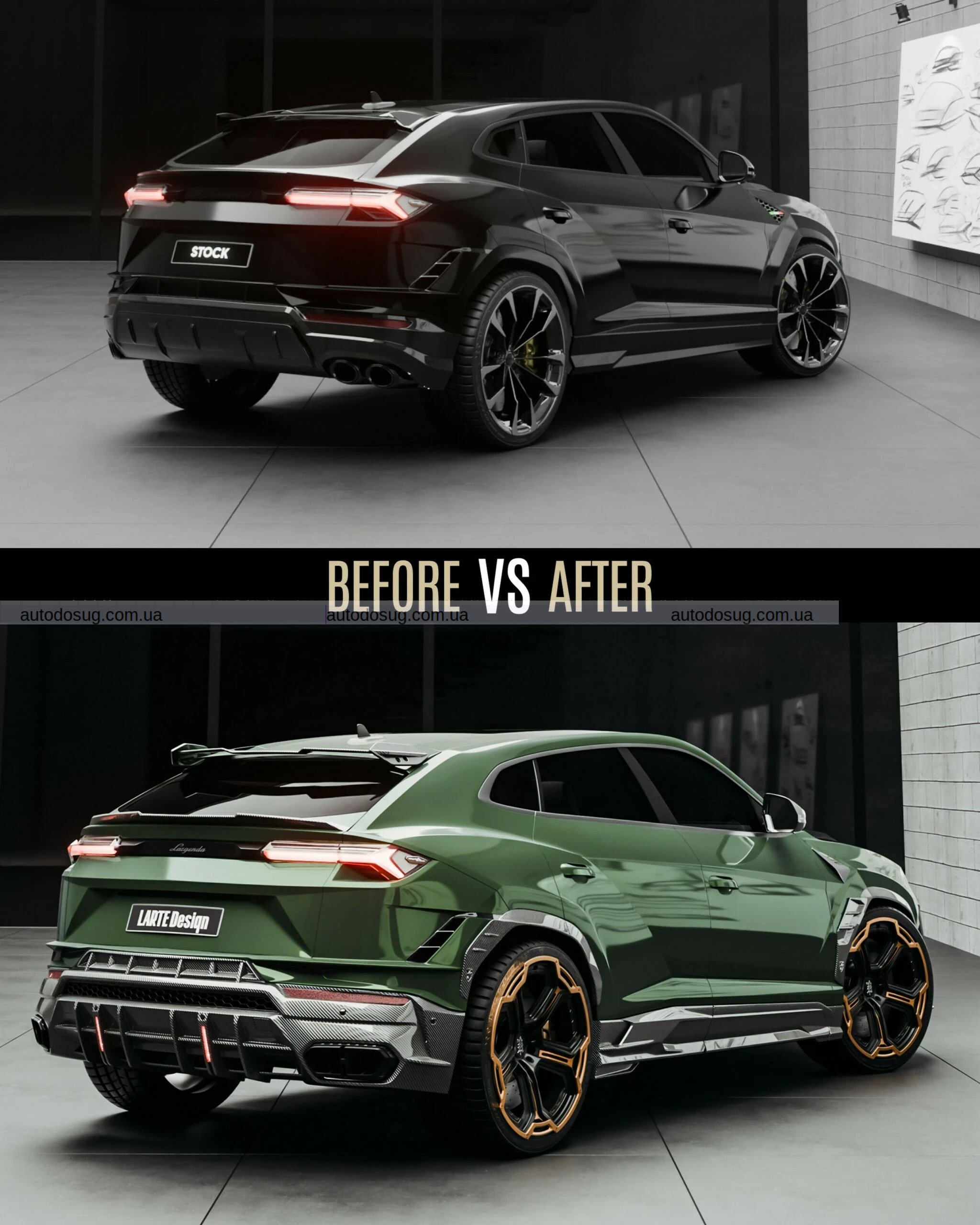 Larte Design Largenda пропонує карбоновий тюнінг для Lamborghini Urus
