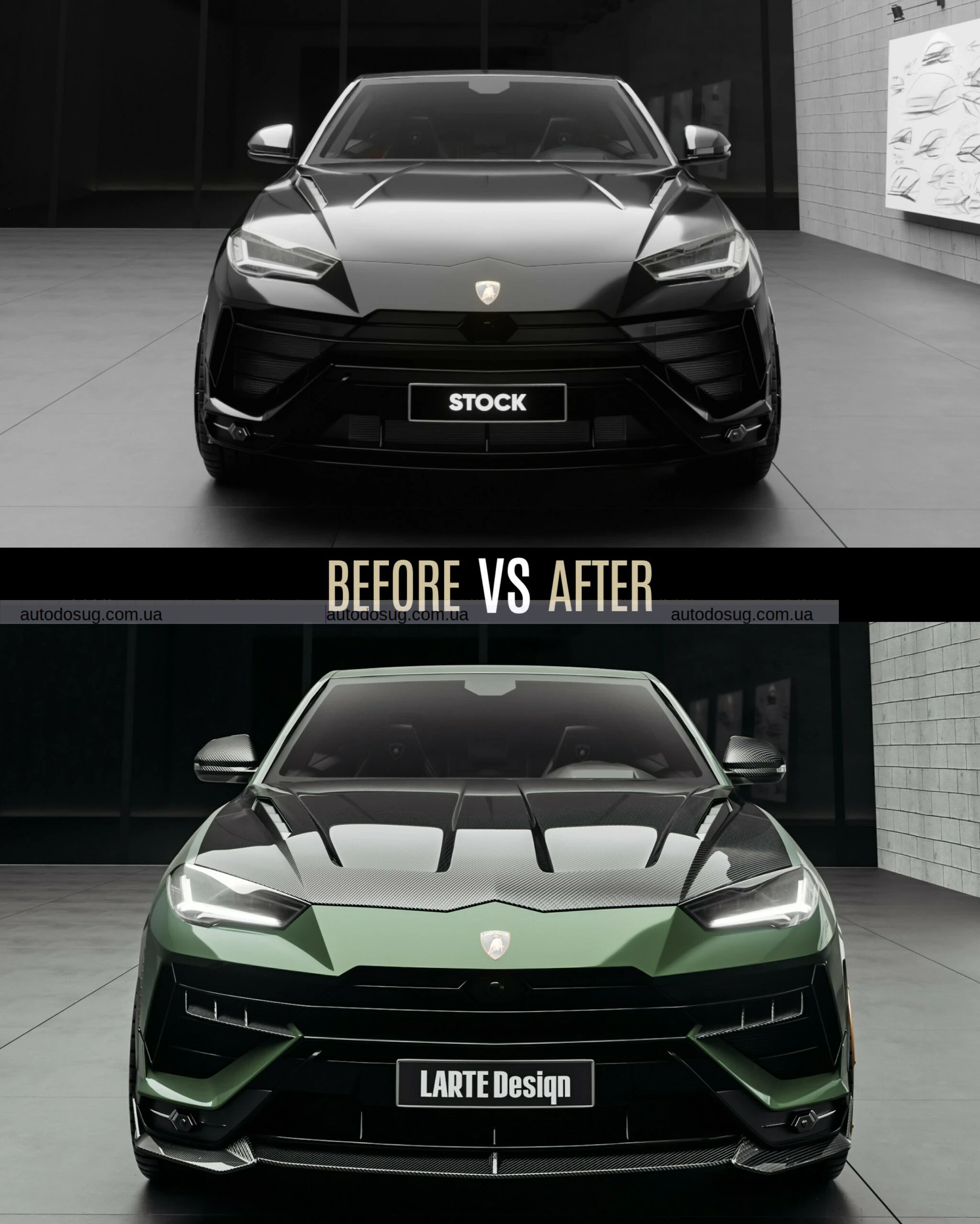 Larte Design Largenda пропонує карбоновий тюнінг для Lamborghini Urus