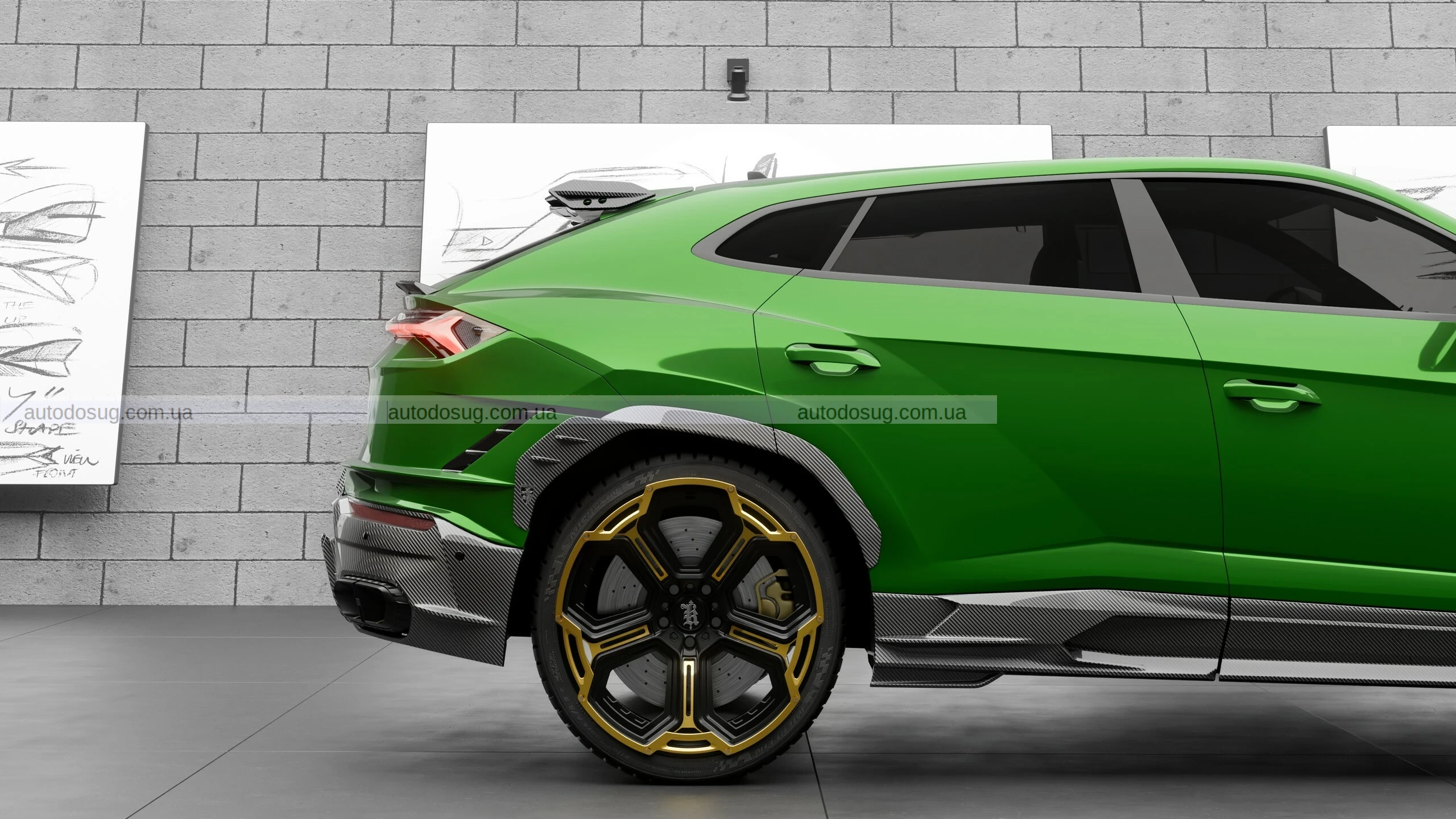 Larte Design Largenda пропонує карбоновий тюнінг для Lamborghini Urus