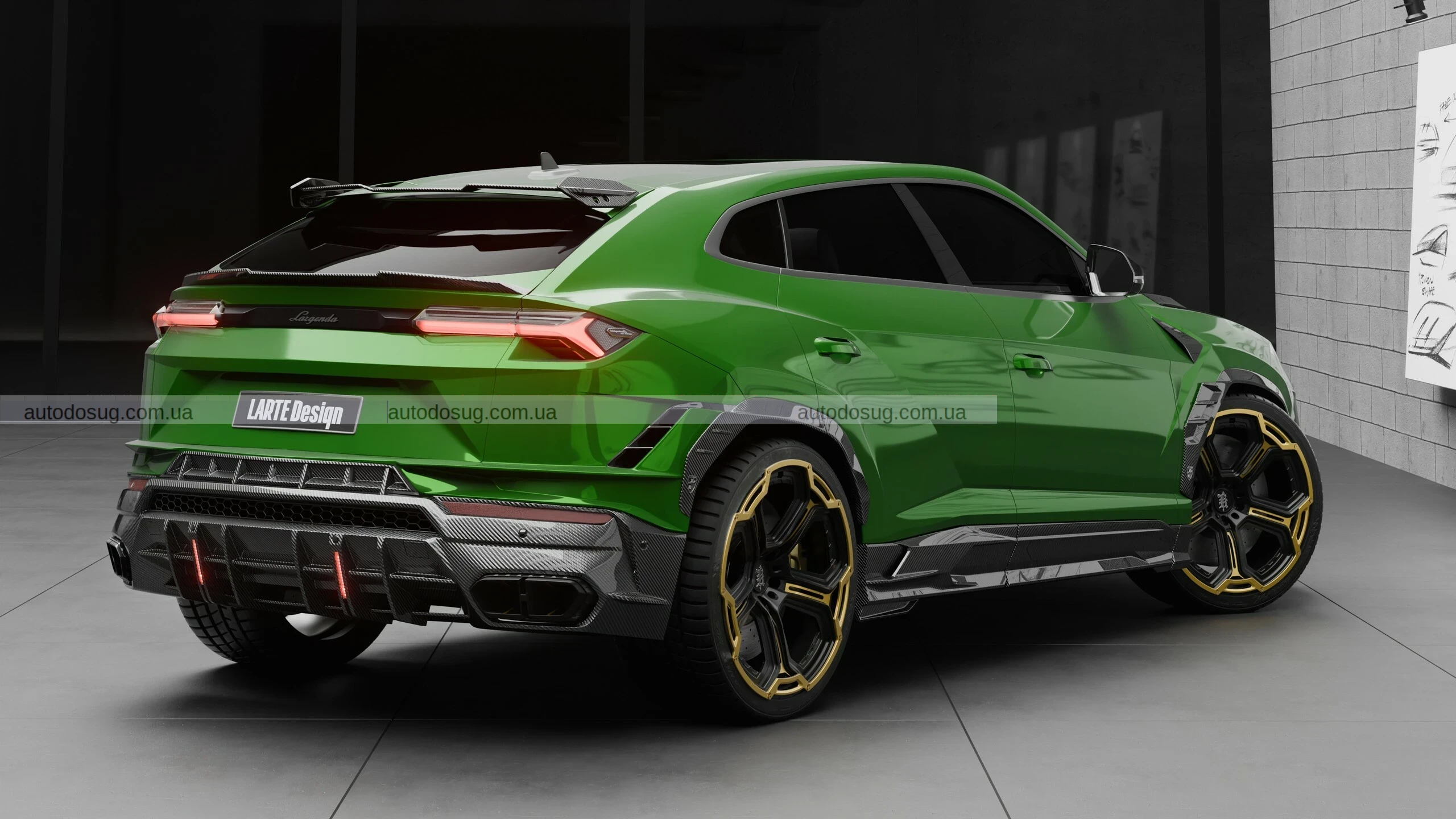 Larte Design Largenda пропонує карбоновий тюнінг для Lamborghini Urus