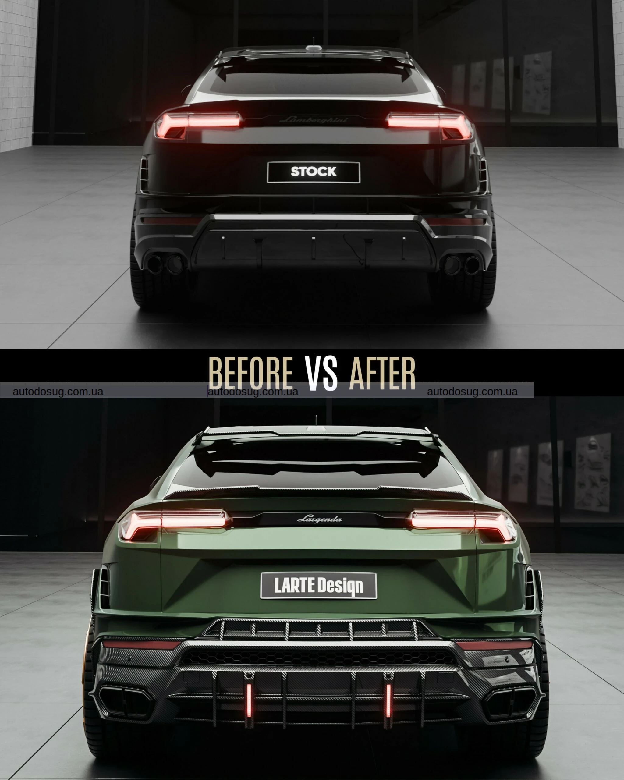 Larte Design Largenda пропонує карбоновий тюнінг для Lamborghini Urus