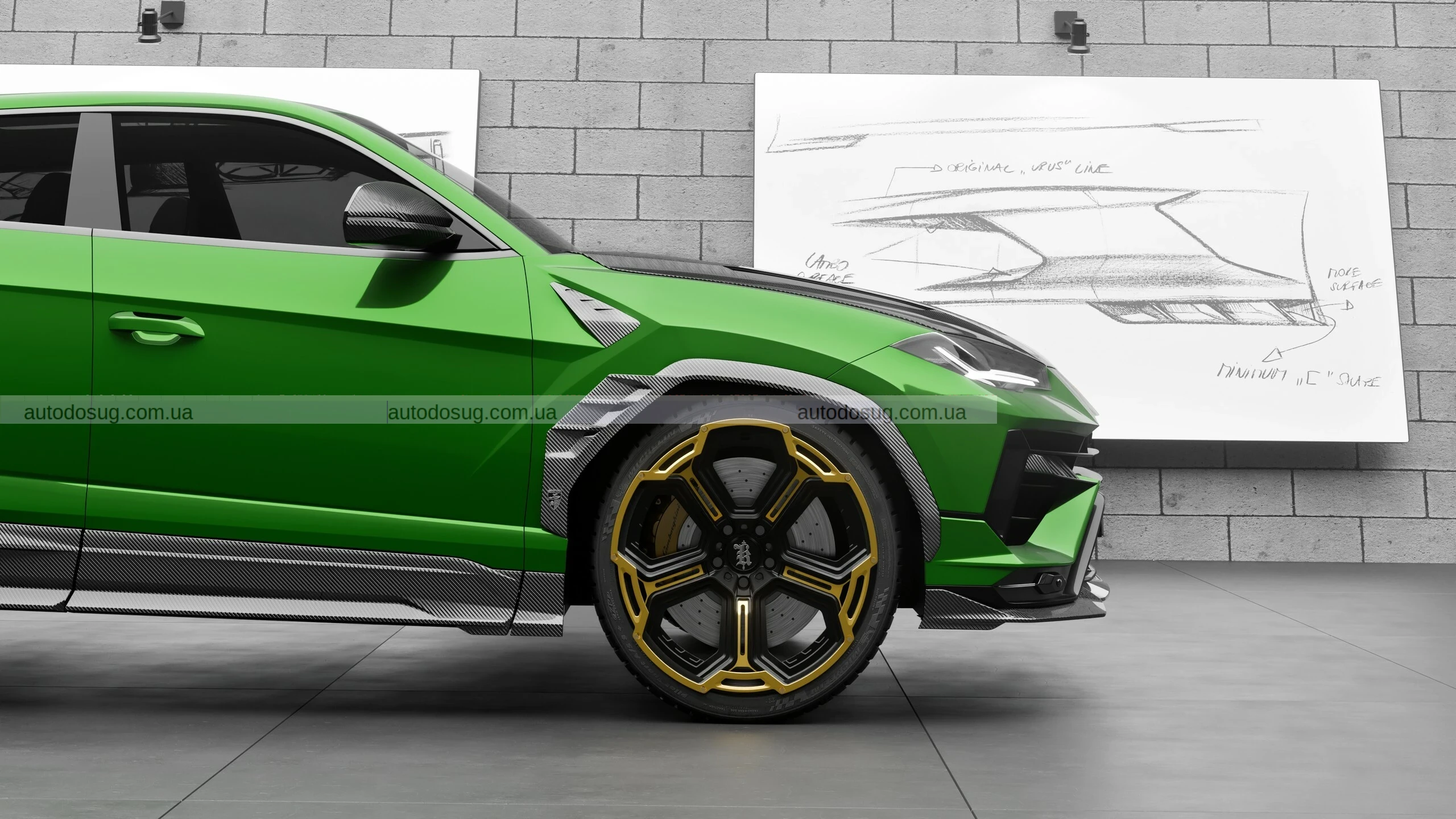 Larte Design Largenda пропонує карбоновий тюнінг для Lamborghini Urus