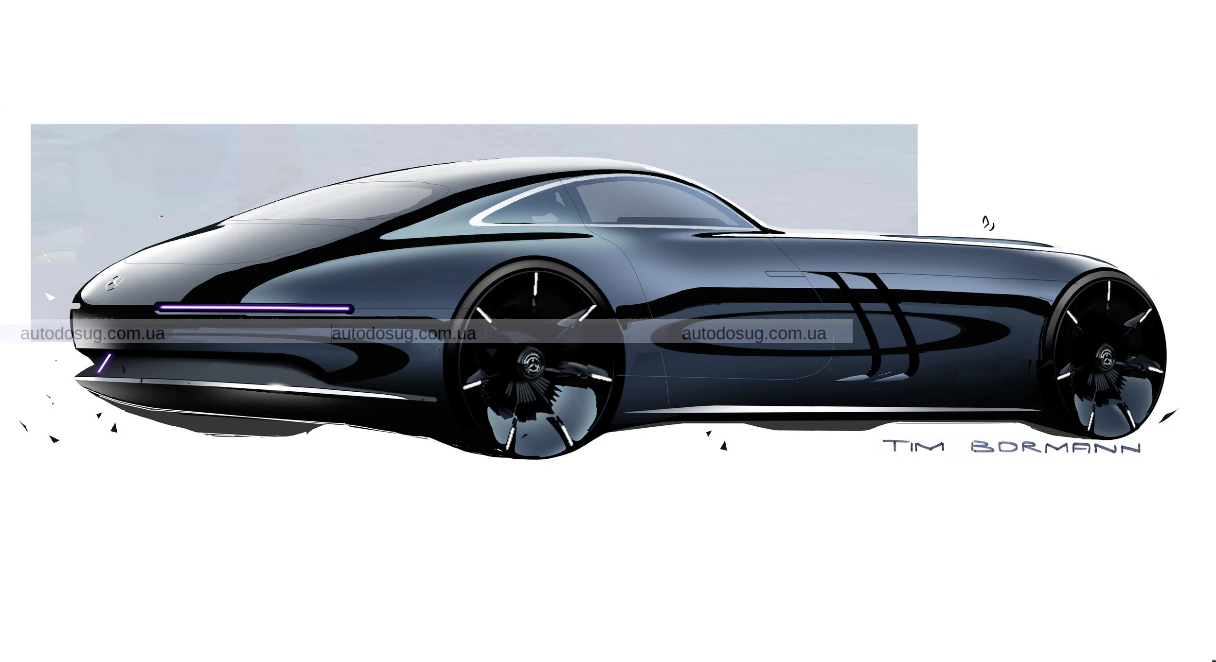 Mercedes Vision Iconic має ретро-дизайн та гігантську решітку
