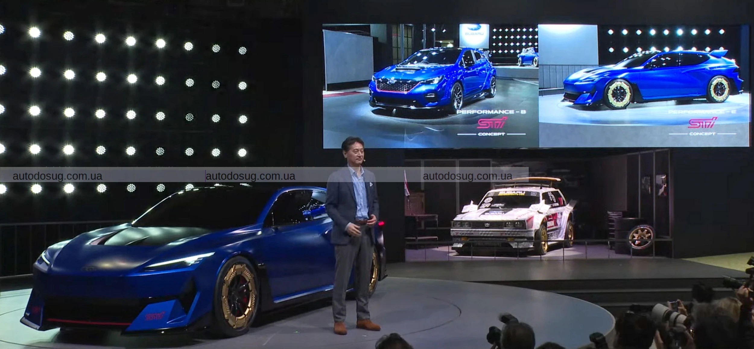 Subaru поєднує бензинову та електричну потужність у двох концептах STI