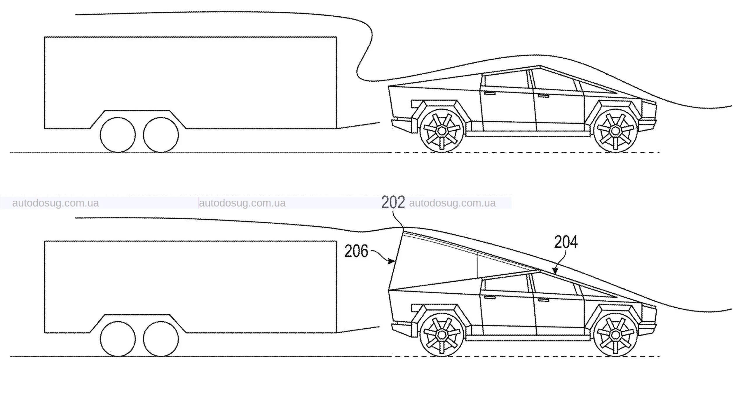 Tesla “надуло” ідею: надувний спойлер-балон для компенсації втрати ходу при буксируванні