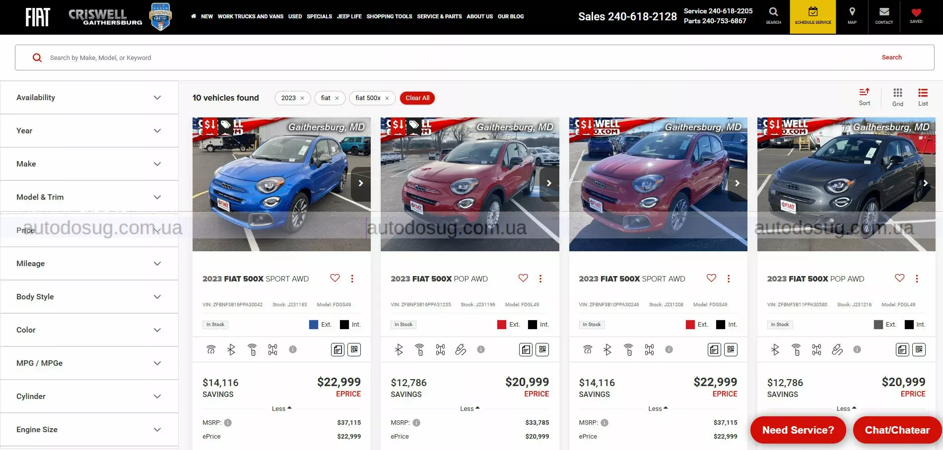 Дилери досі не можуть позбутися забутого позашляховика Fiat