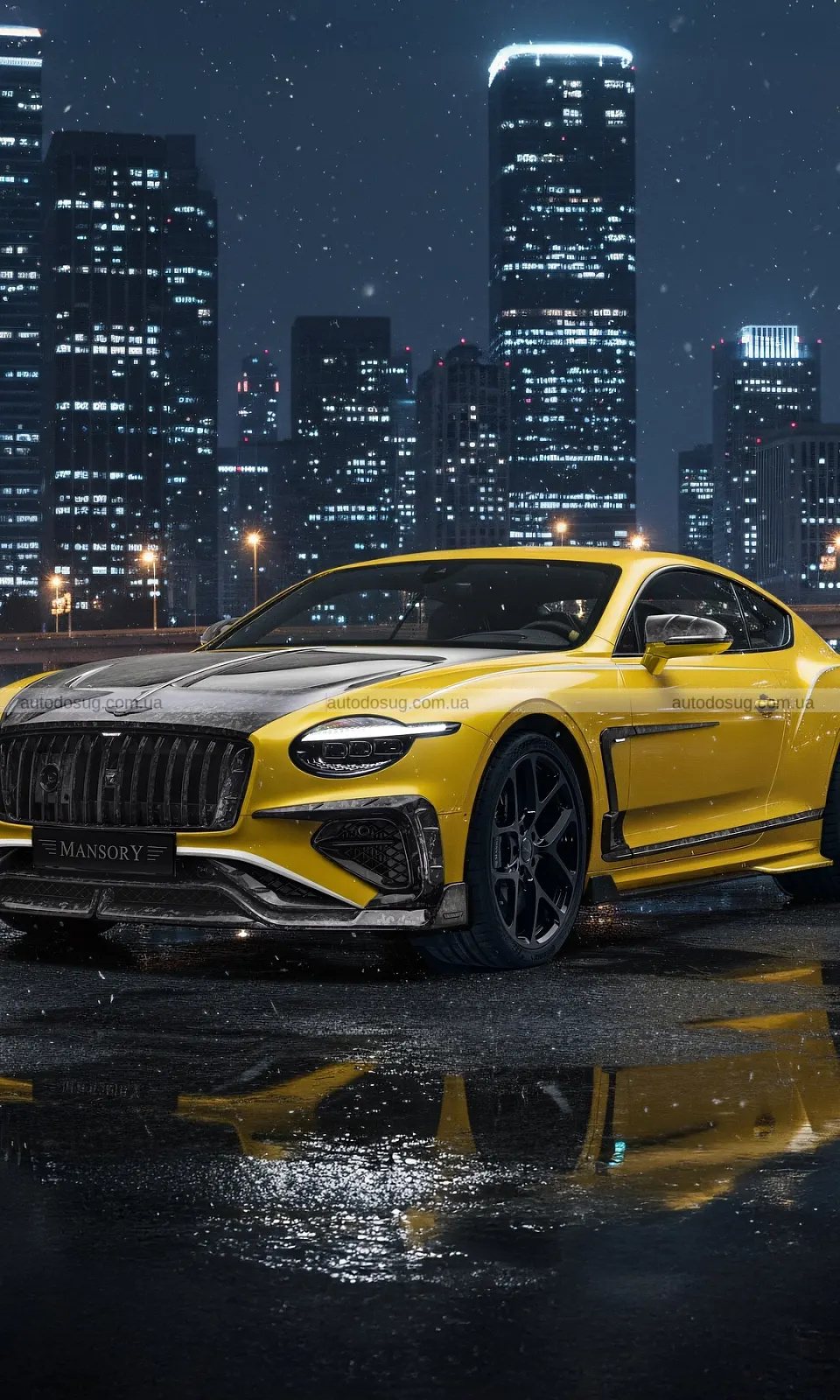 Mansory перетворює Bentley Continental GT на банановий витвір мистецтва