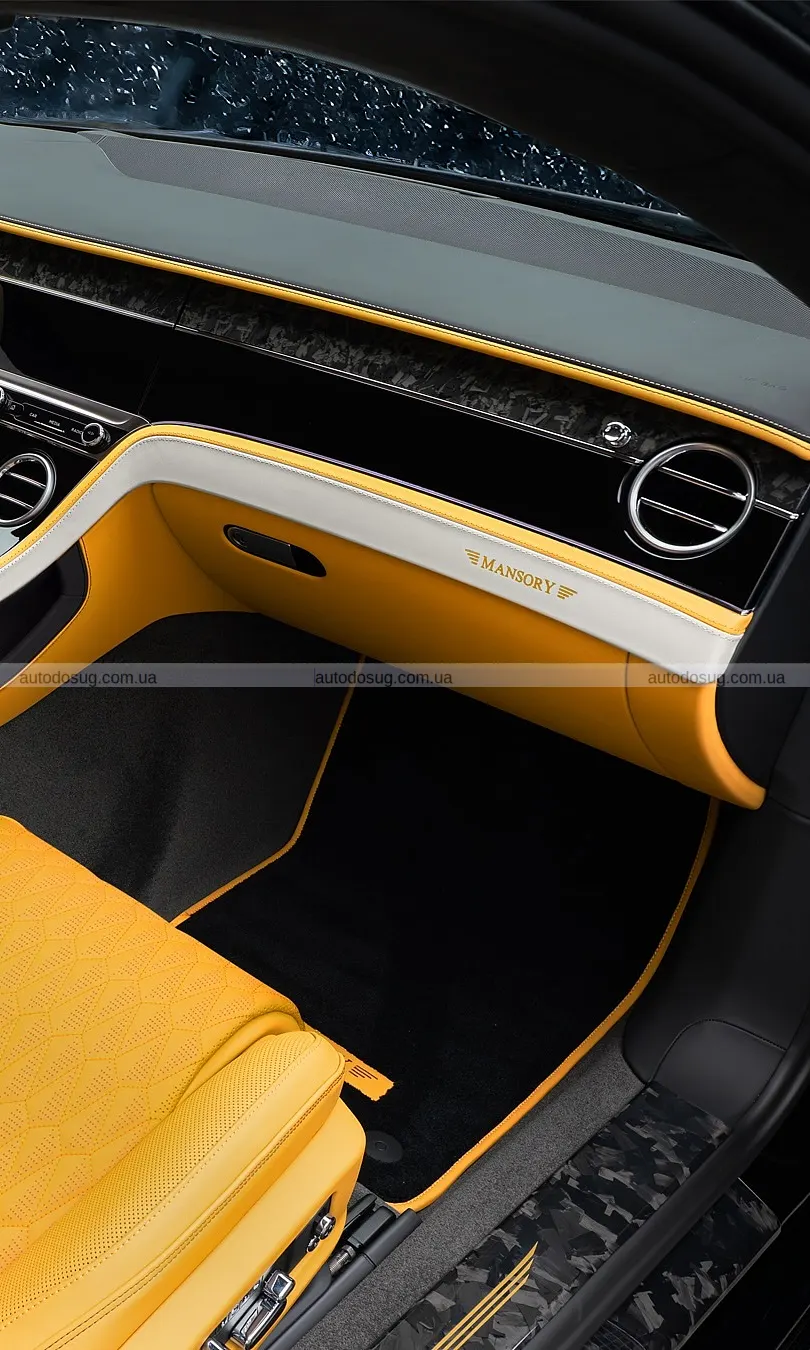 Mansory перетворює Bentley Continental GT на банановий витвір мистецтва