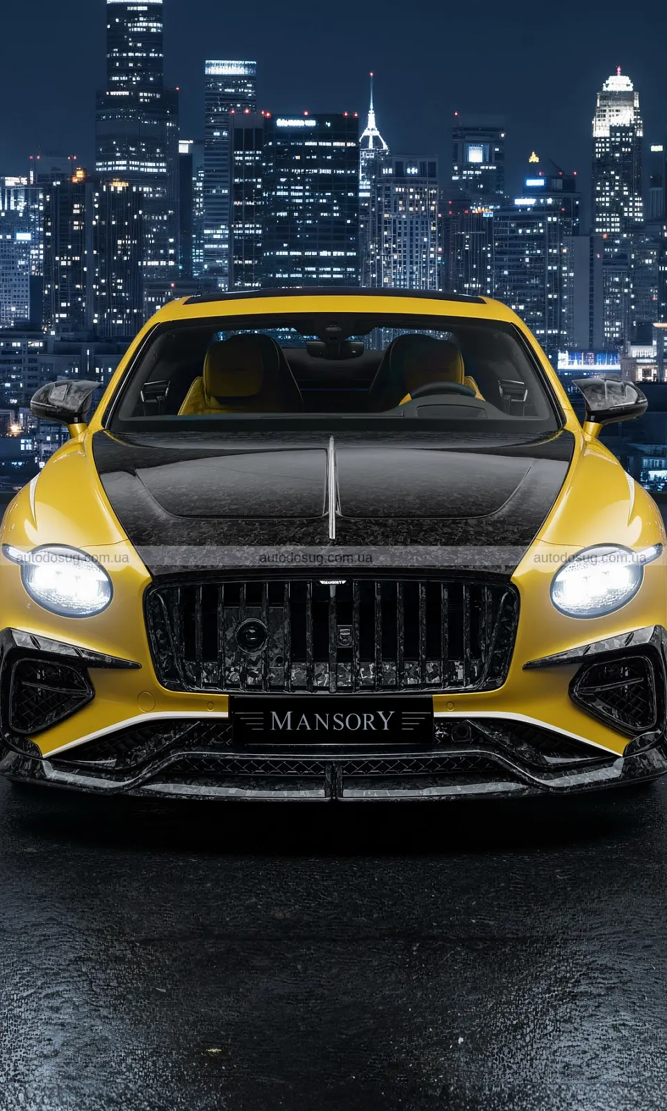 Mansory перетворює Bentley Continental GT на банановий витвір мистецтва