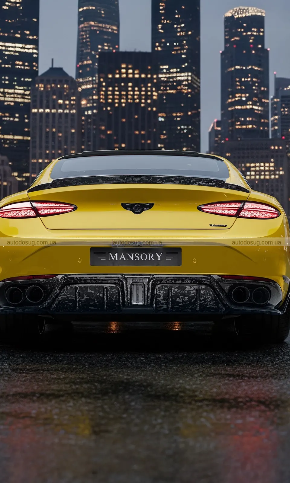 Mansory перетворює Bentley Continental GT на банановий витвір мистецтва