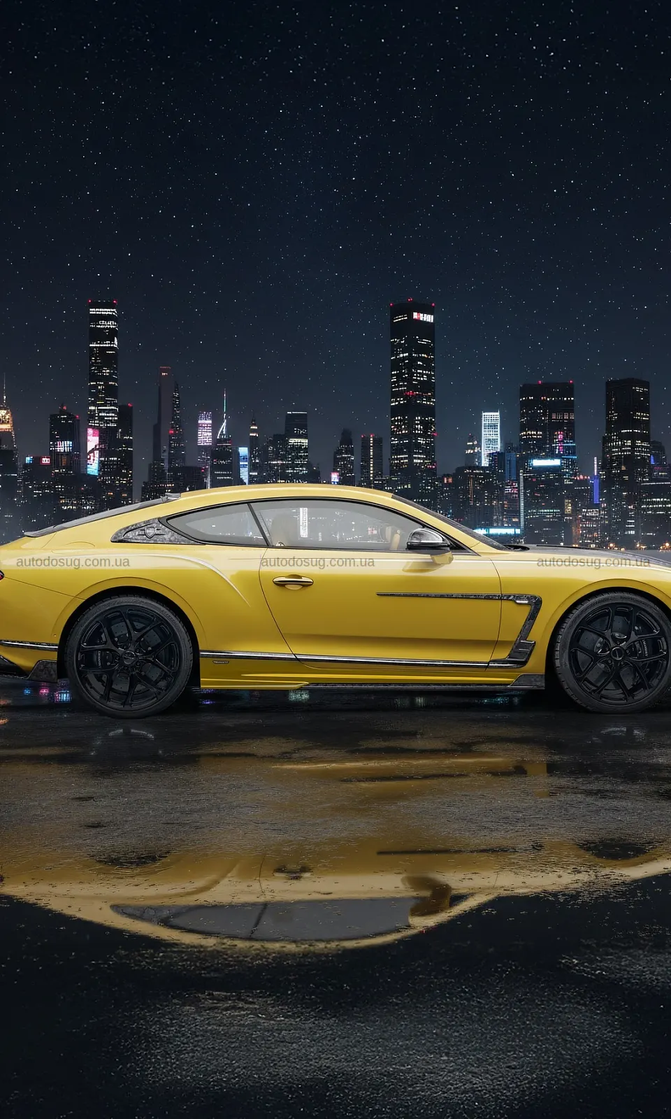 Mansory перетворює Bentley Continental GT на банановий витвір мистецтва