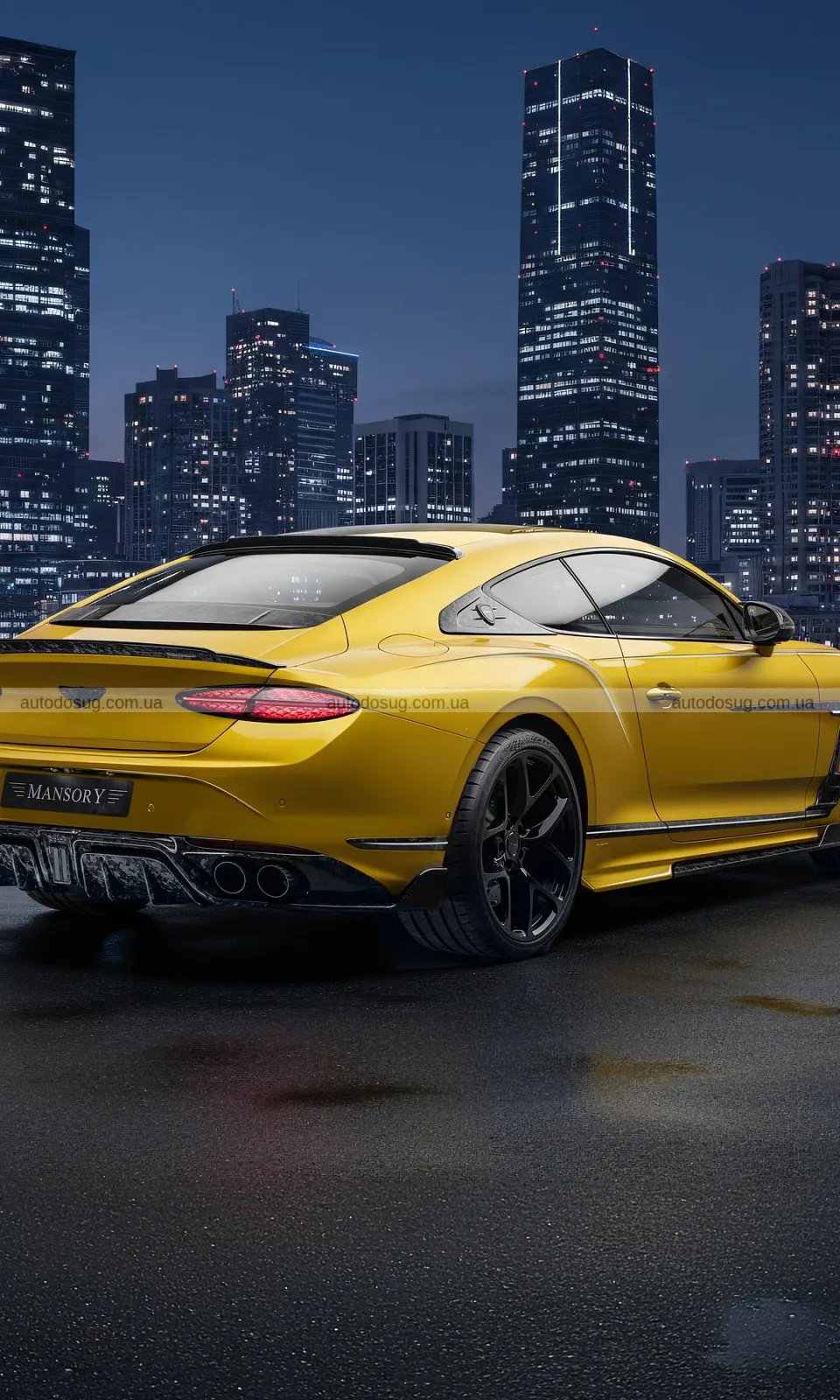 Mansory перетворює Bentley Continental GT на банановий витвір мистецтва
