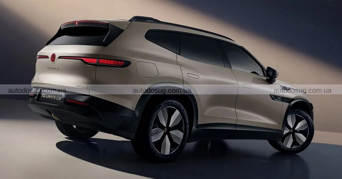 Перший електричний позашляховик VW з Xpeng має логотип вовка, що світиться