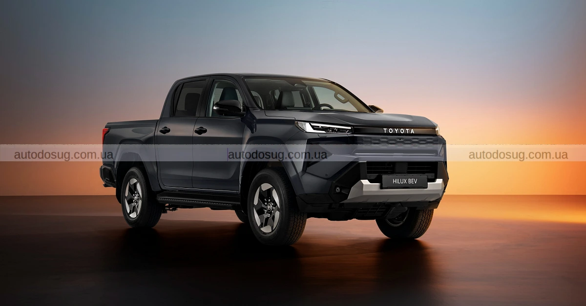 Toyota Hilux нового покоління має дизайн «Cyber Sumo» та перший BEV-випуск