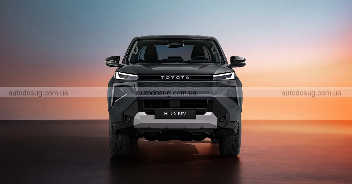 Toyota Hilux нового покоління має дизайн «Cyber Sumo» та перший BEV-випуск