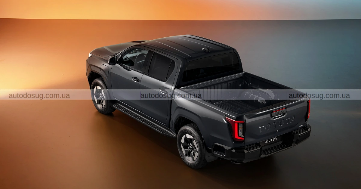 Toyota Hilux нового покоління має дизайн «Cyber Sumo» та перший BEV-випуск