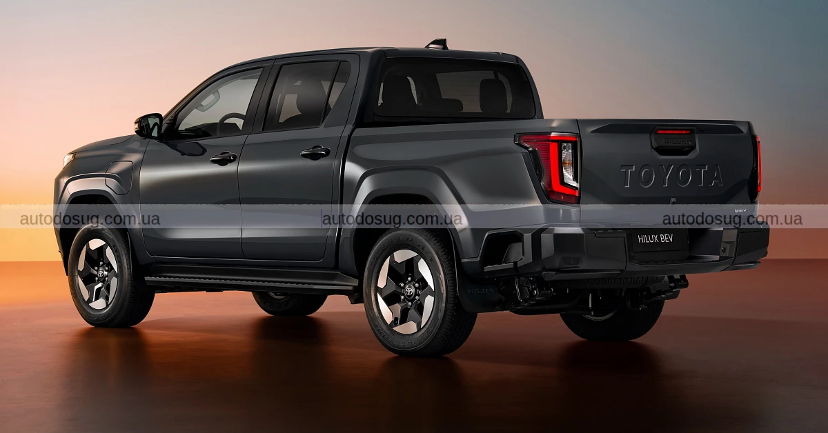 Toyota Hilux нового покоління має дизайн «Cyber Sumo» та перший BEV-випуск