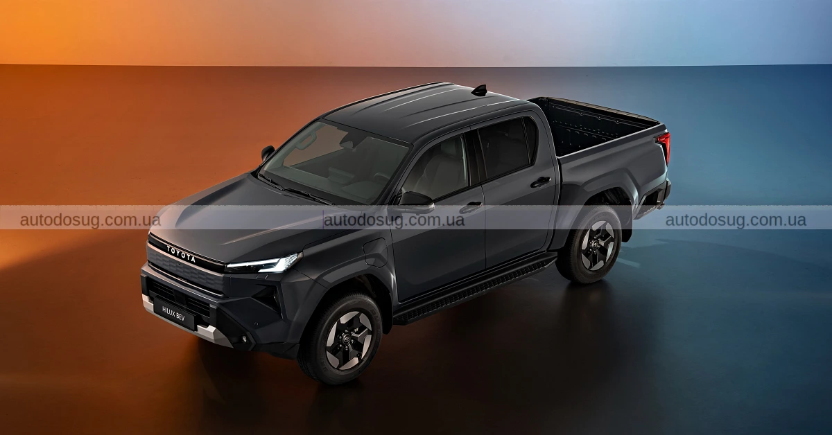 Toyota Hilux нового покоління має дизайн «Cyber Sumo» та перший BEV-випуск