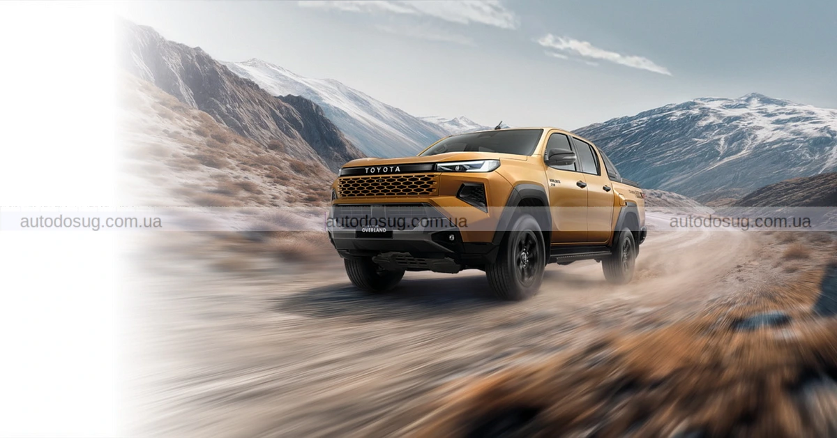 Toyota Hilux нового покоління має дизайн «Cyber Sumo» та перший BEV-випуск