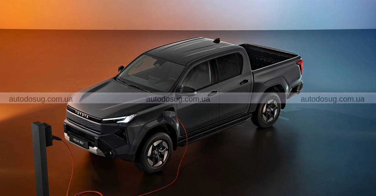 Toyota Hilux нового покоління має дизайн «Cyber Sumo» та перший BEV-випуск