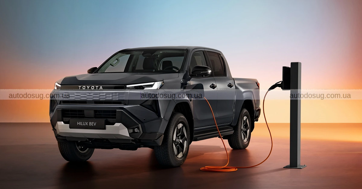 Toyota Hilux нового покоління має дизайн «Cyber Sumo» та перший BEV-випуск
