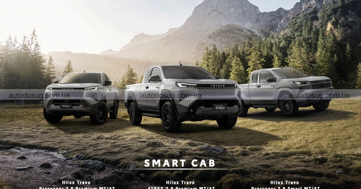 Toyota Hilux нового покоління має дизайн «Cyber Sumo» та перший BEV-випуск