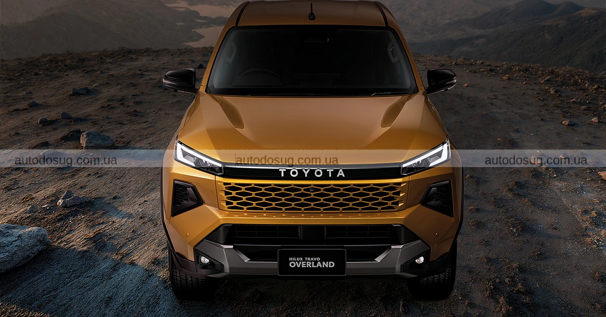 Toyota Hilux нового покоління має дизайн «Cyber Sumo» та перший BEV-випуск