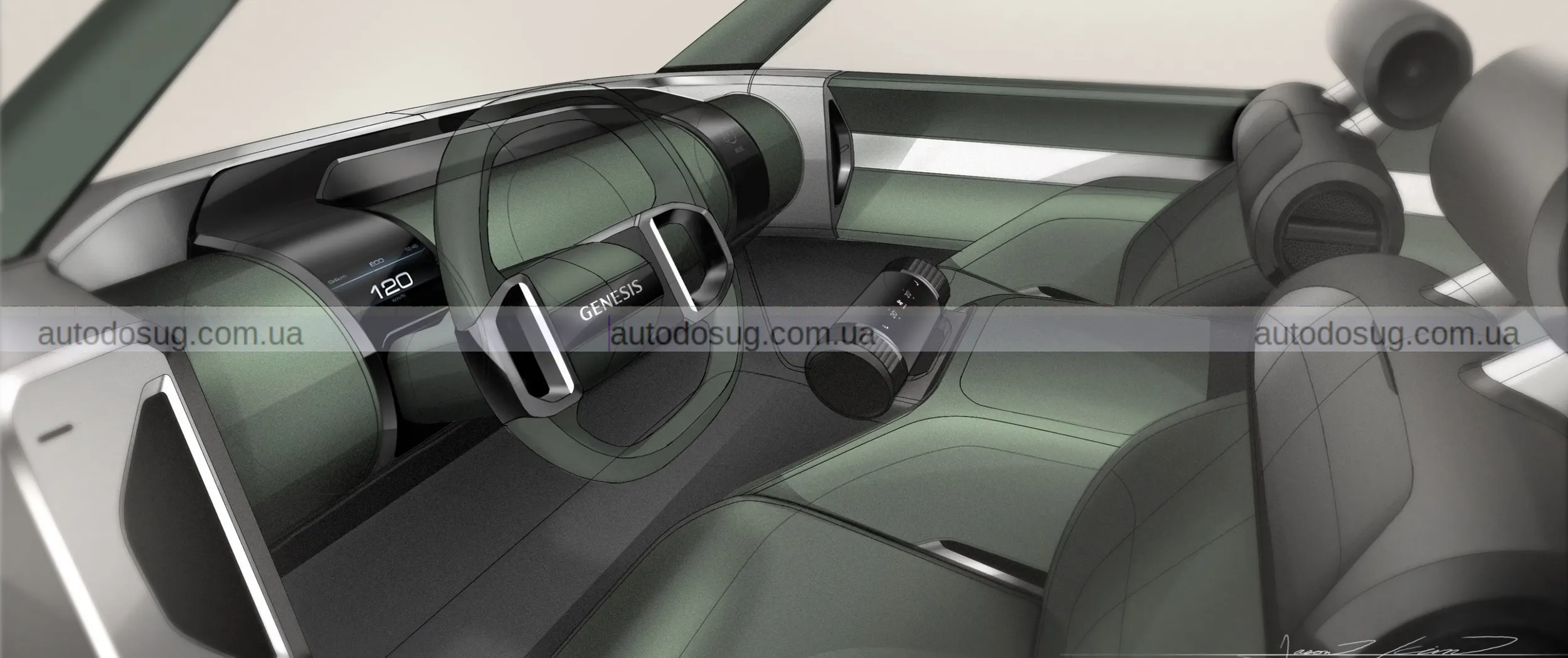 Genesis дивує футуристичним мінівеном Jet On Wheels