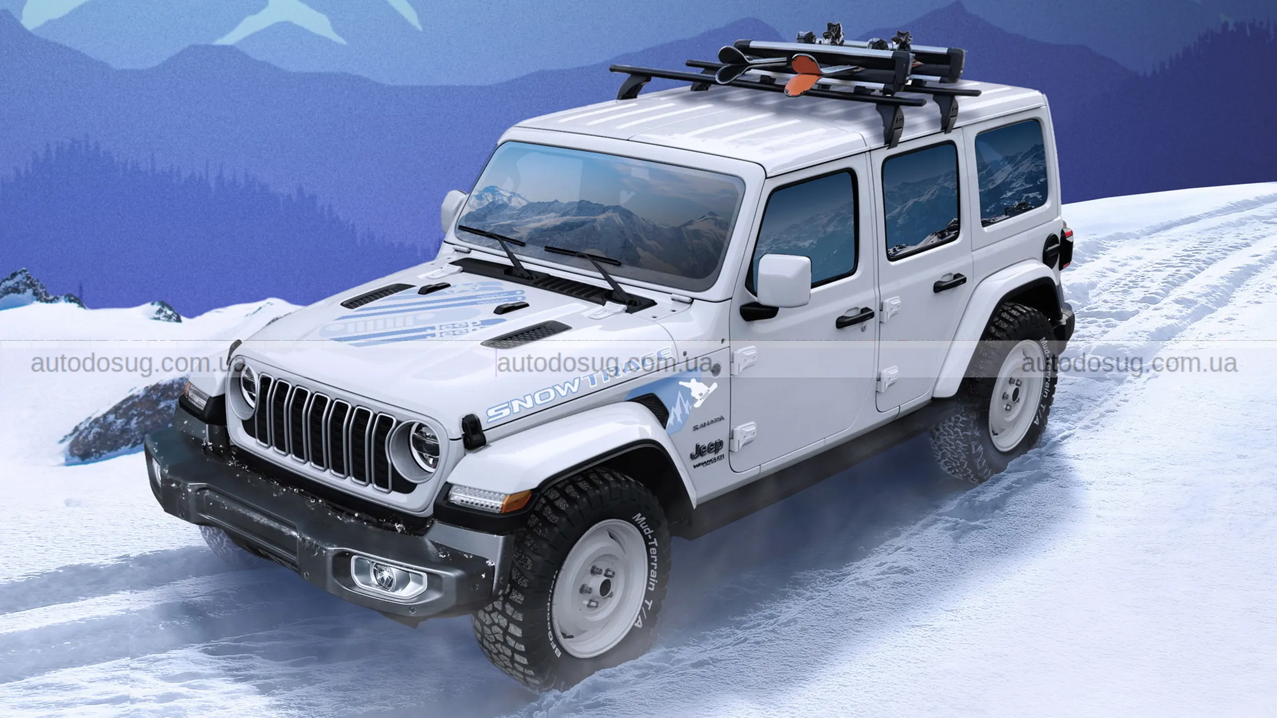 Jeep випустив сніжну версію Wrangler