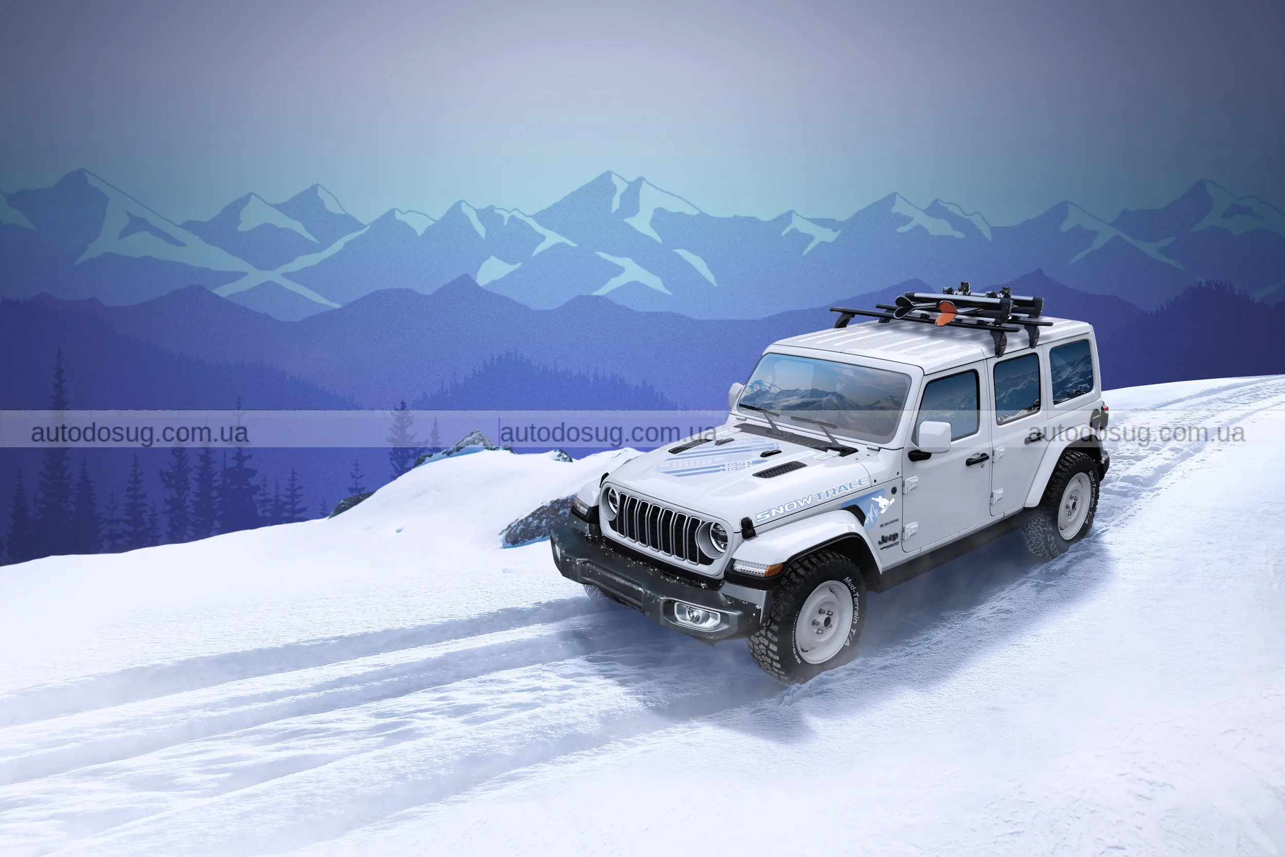 Jeep випустив сніжну версію Wrangler