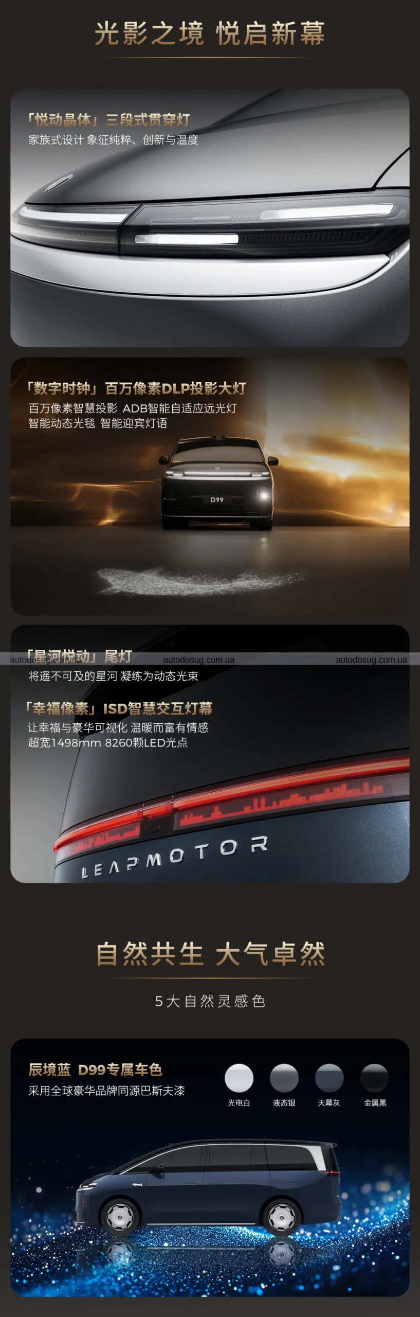 Leapmotor D99 представляє електричний мінівен з величезними батареями і запасом ходу, що вражає