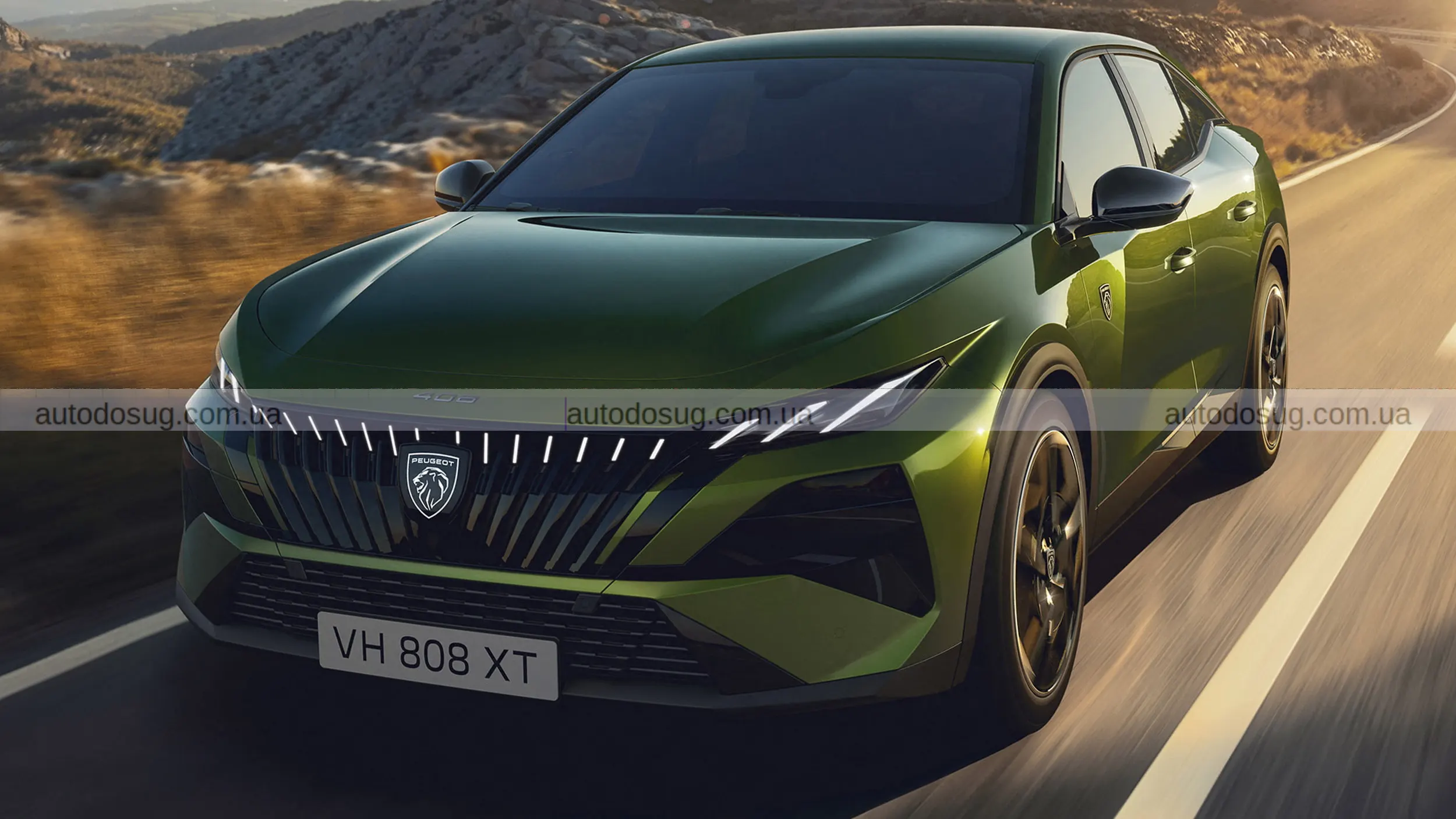 Peugeot 408 2026 виходить на сцену з новим обличчям