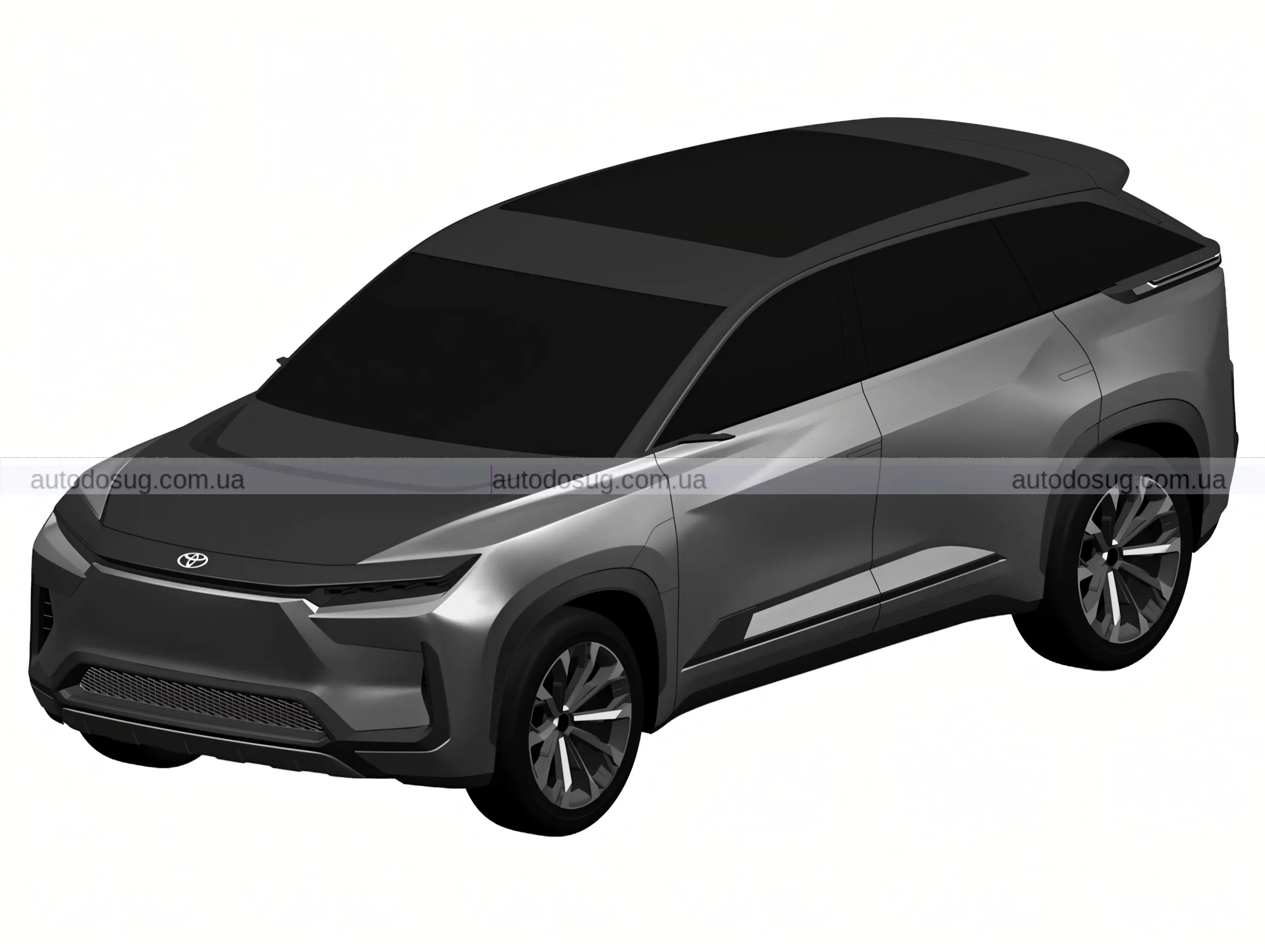 Toyota натякає на флагманський три-рядовий електросUV