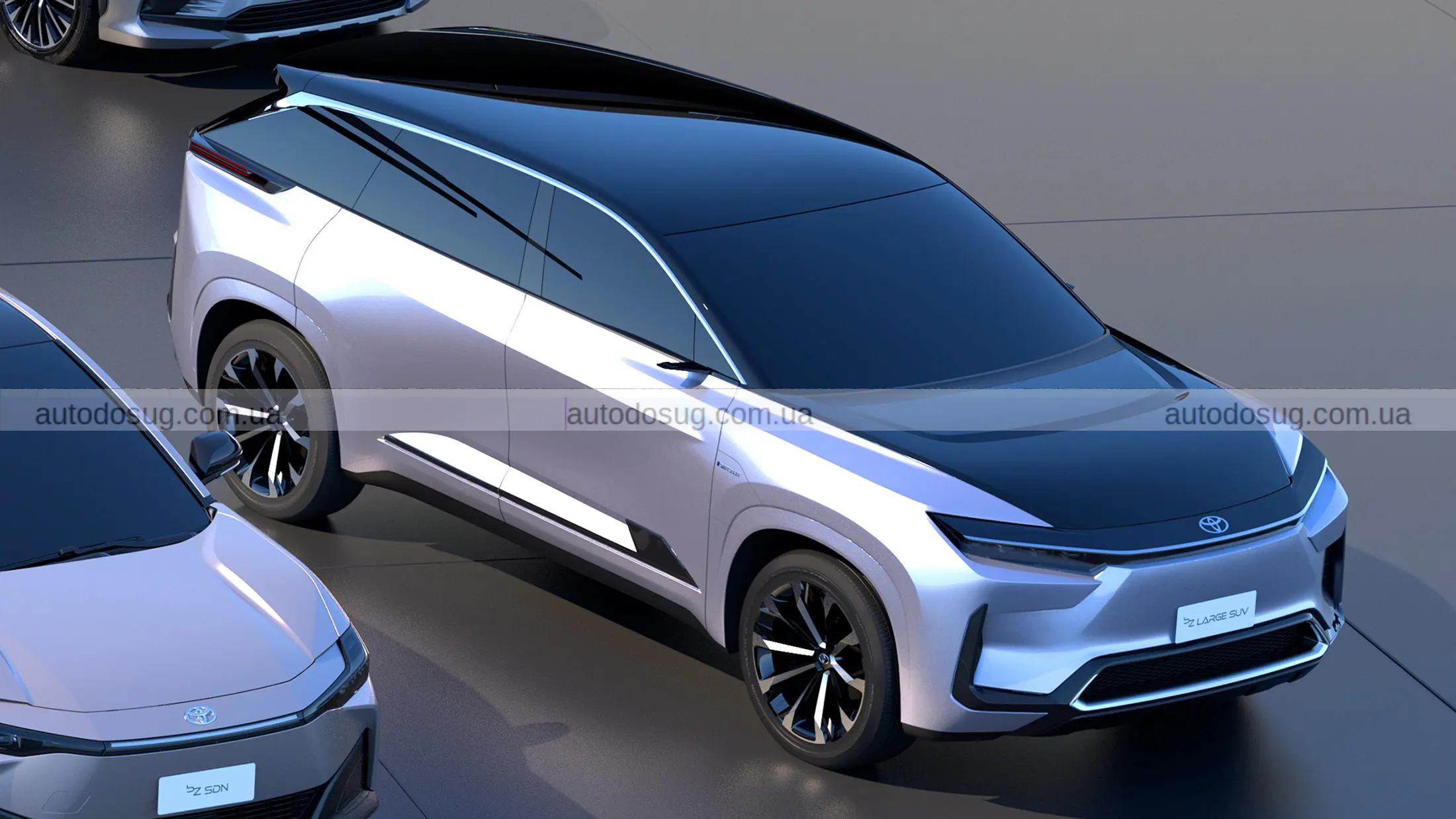 Toyota натякає на флагманський три-рядовий електросUV