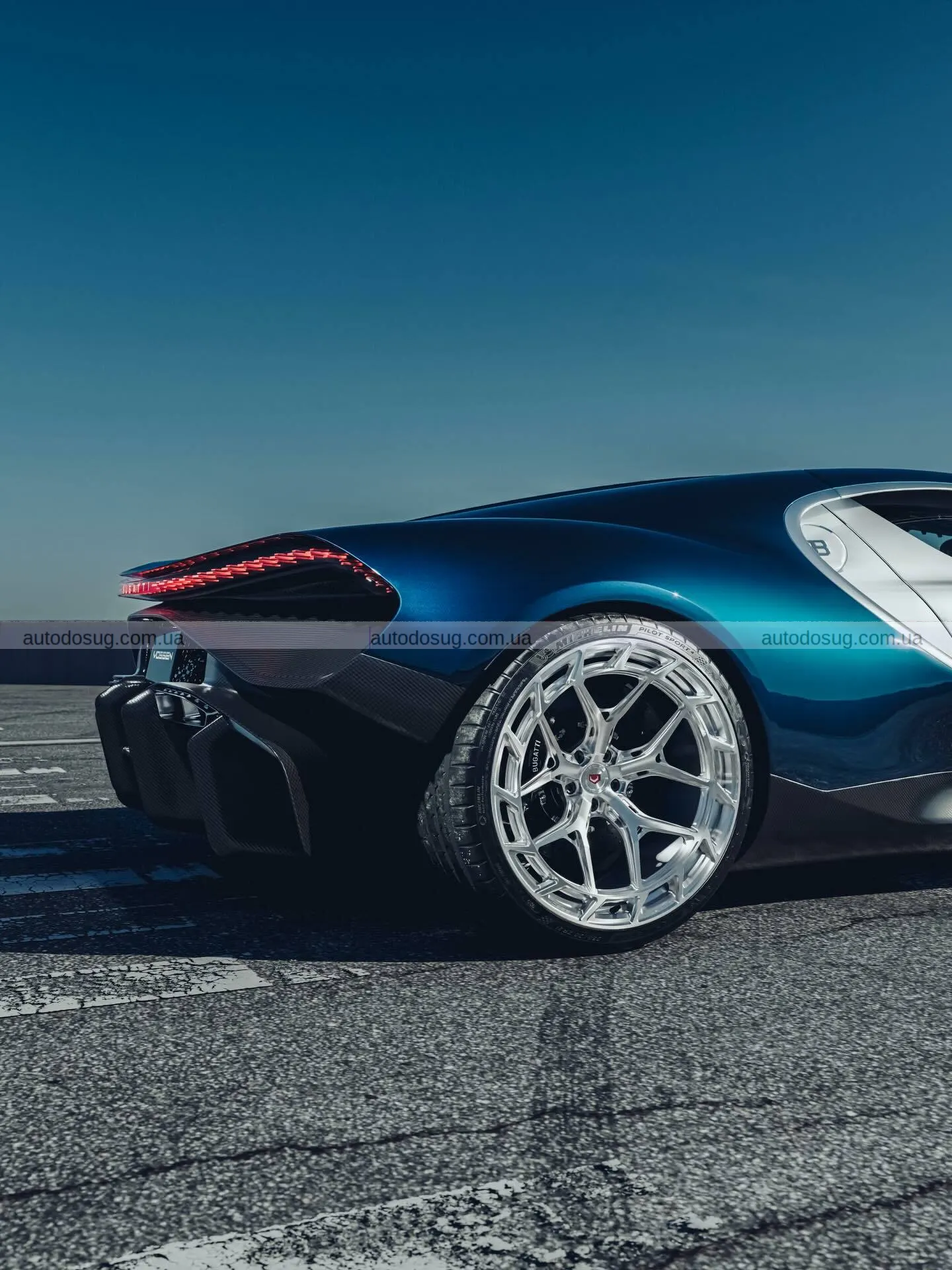 Воссен анонсував кастомні колеса для майбутнього гіперкара Bugatti Tourbillon