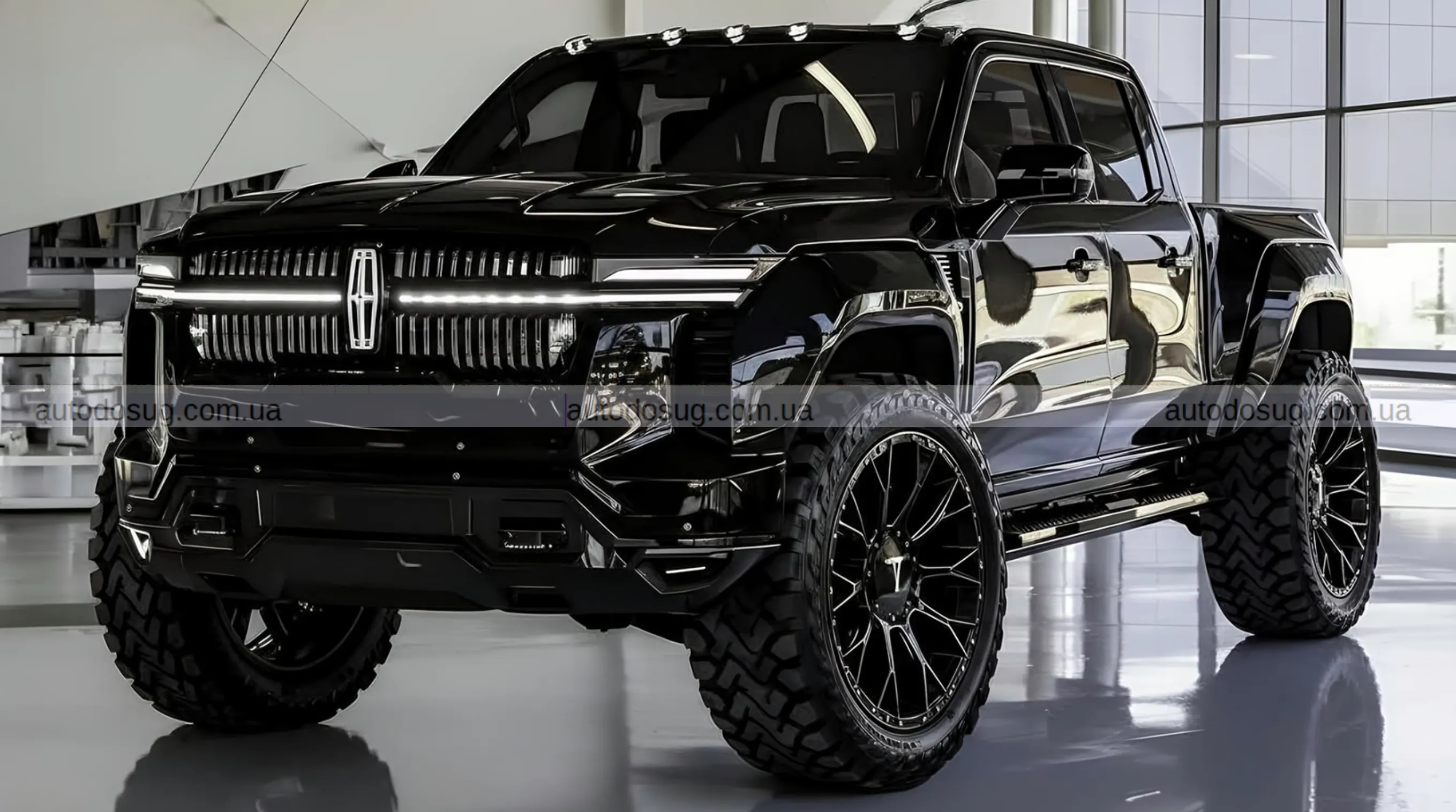 Чорний пікап Lincoln Navigator 2027 найжорстокіший розкішний звір коли-небудь побудований