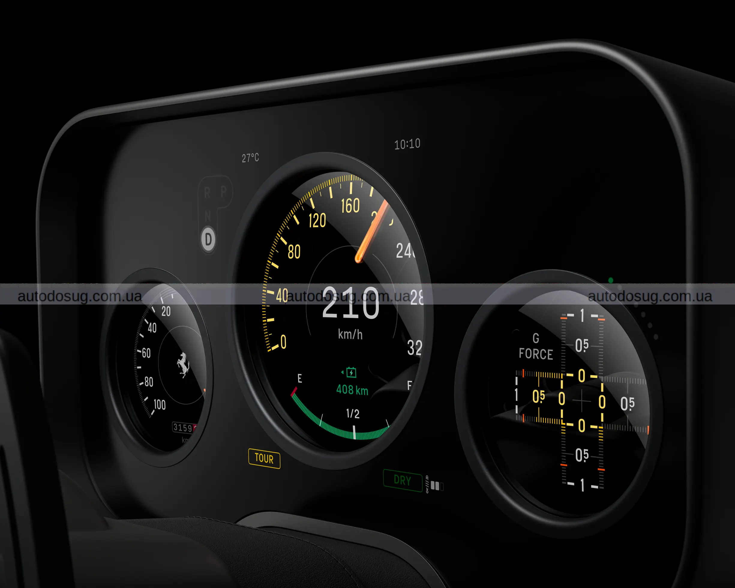 Електромобіль Ferrari Luce EV має скляний ключ та дивні кнопки