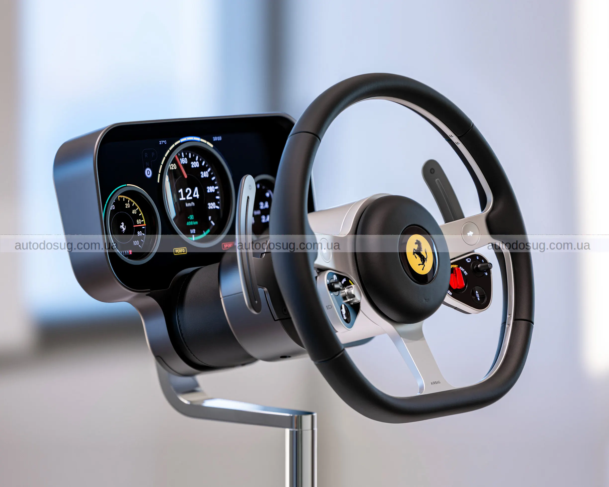 Електромобіль Ferrari Luce EV має скляний ключ та дивні кнопки