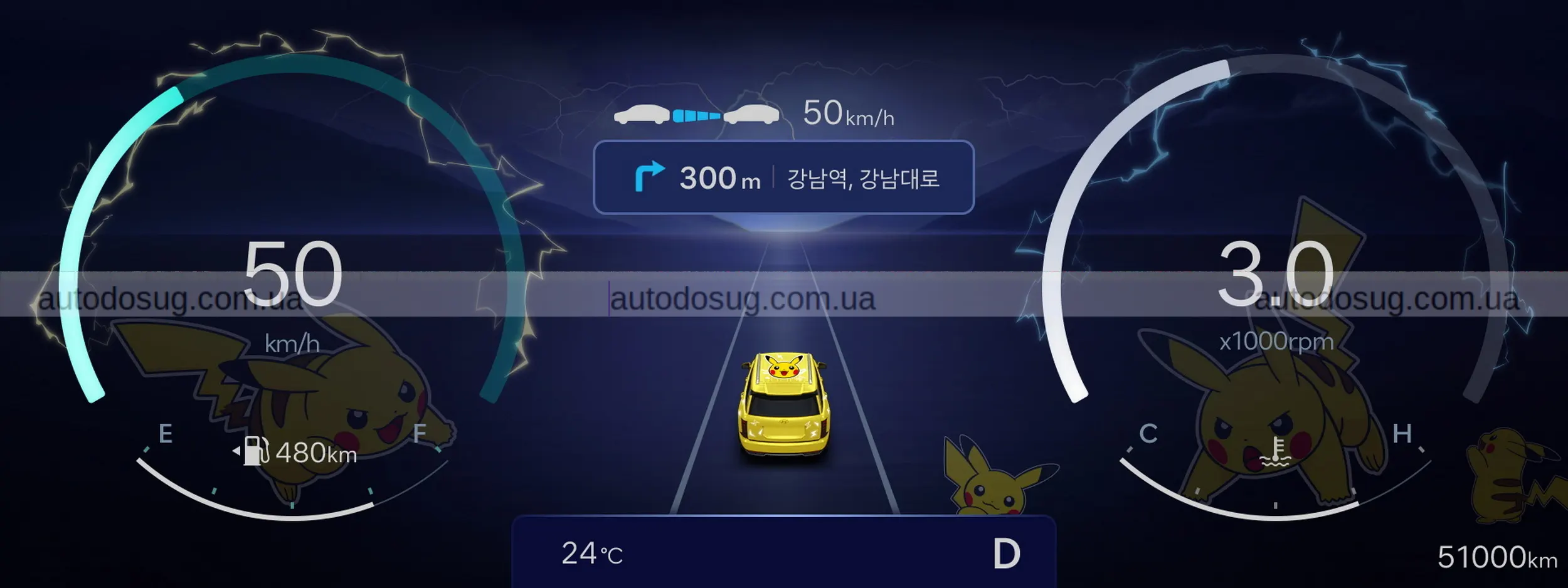 Hyundai додає покемонів у свої автомобілі та перетворює панель приладів на ігровий світ