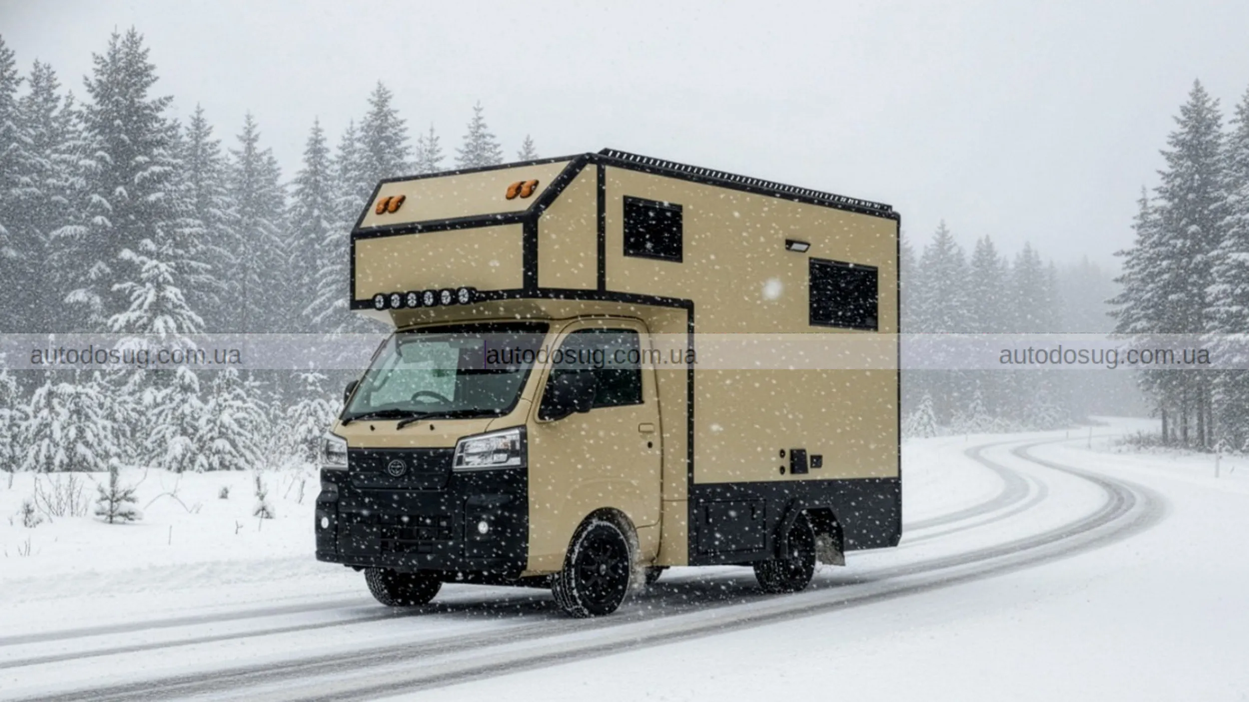 Крихітна вантажівка Kei стає справжнім крихітним будинком на колесах