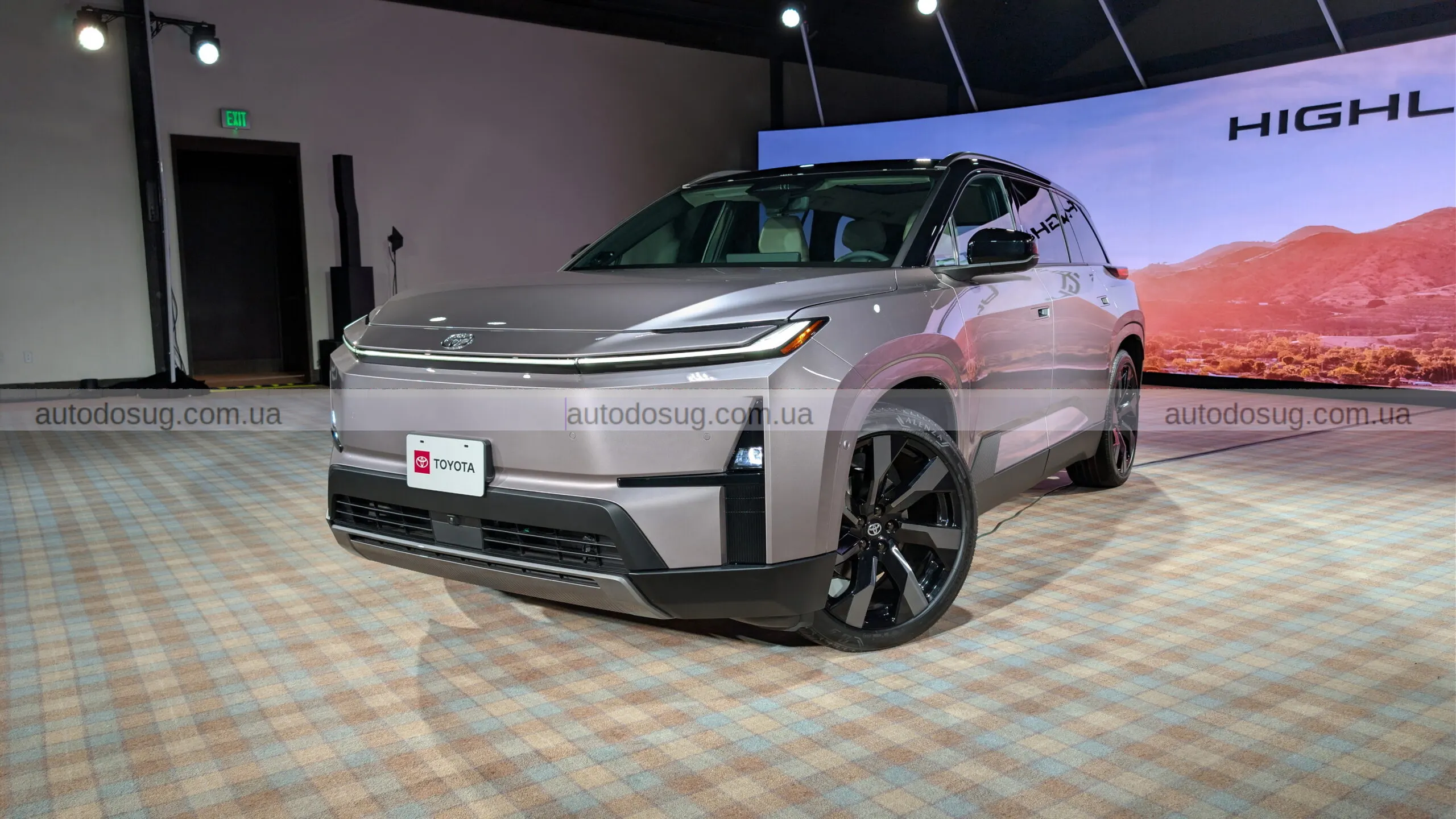 Toyota запускає новий електричний Highlander EV у світі великих SUV